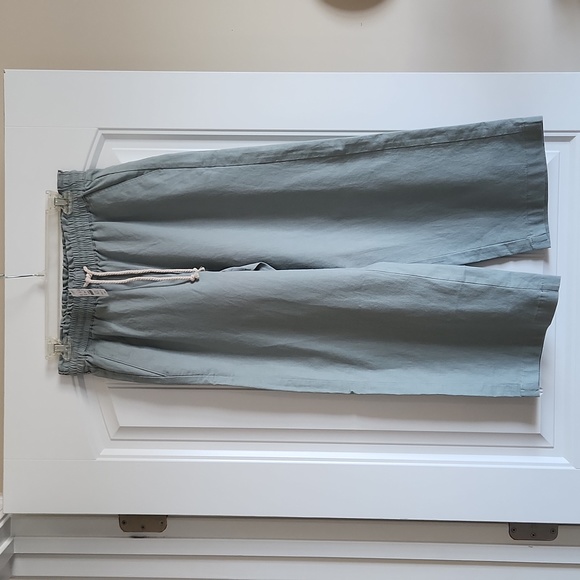 J. Crew Pants - NWT J. Crew Linen Crop Pants
